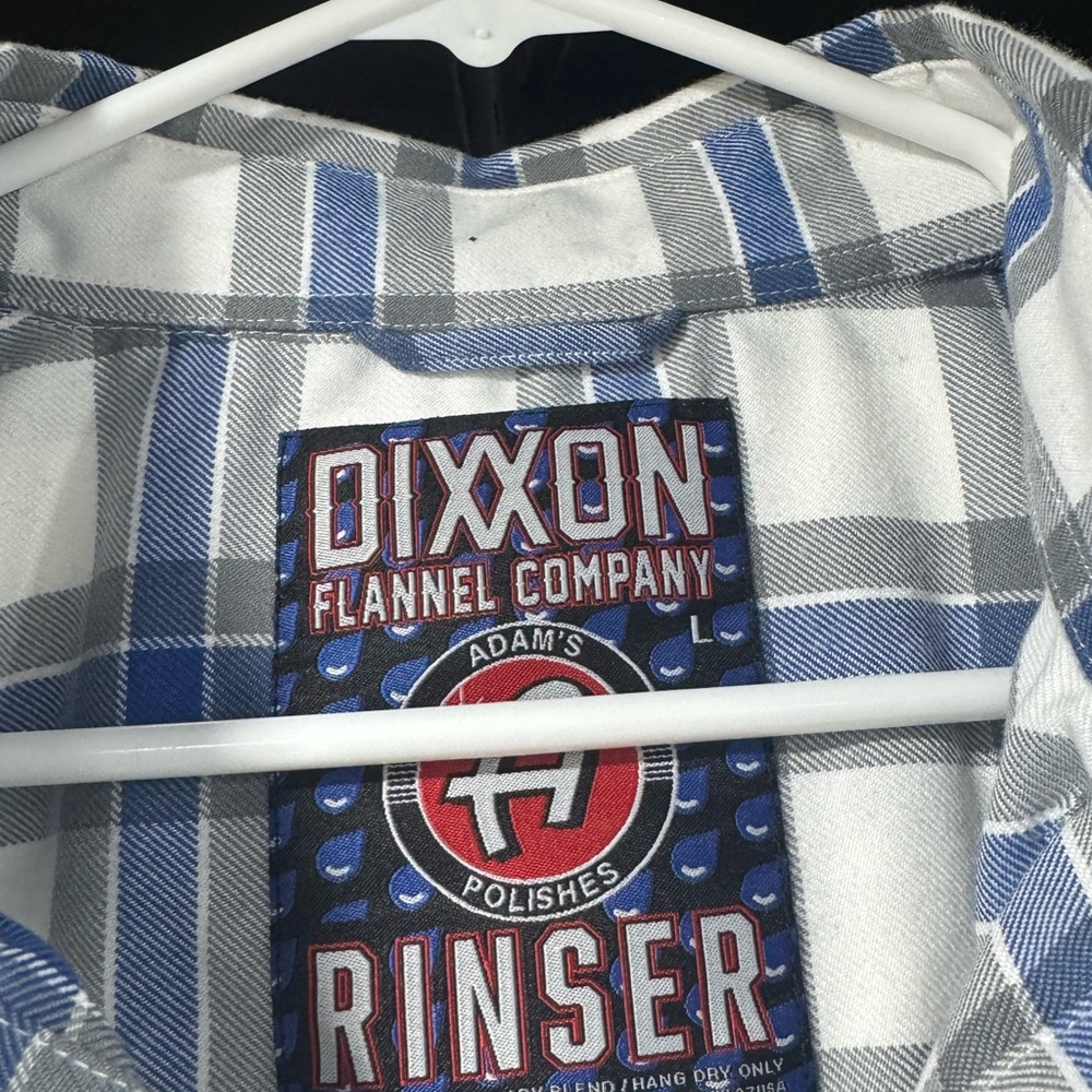 Dixxon Blue and Gray Flannel Shirt